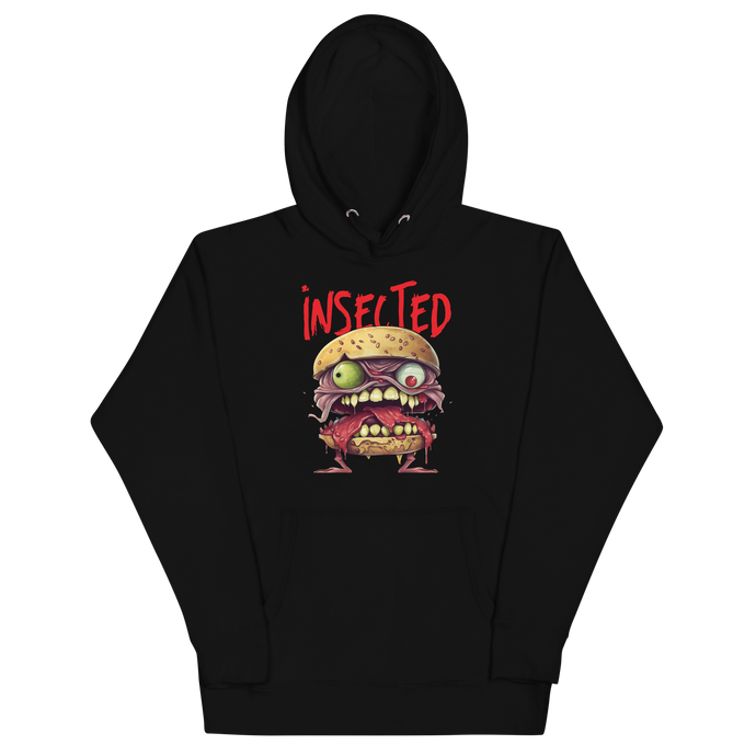 Sudadera con capucha Crazy Hamburguer