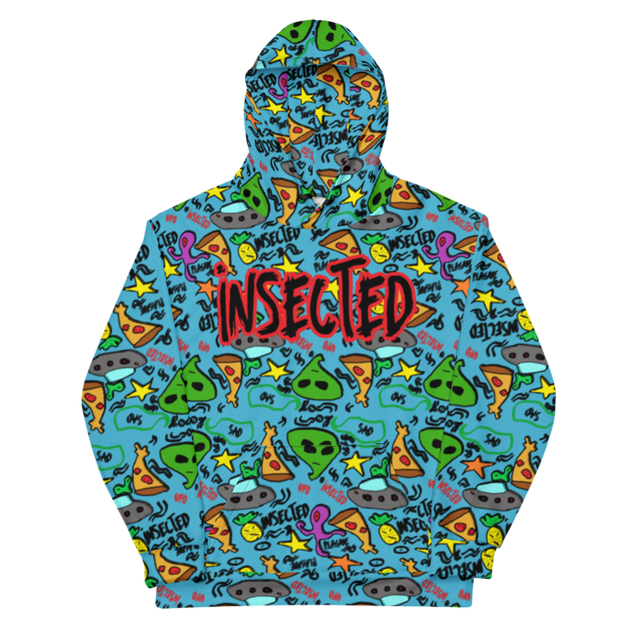 Sudadera unisex Insect Blue